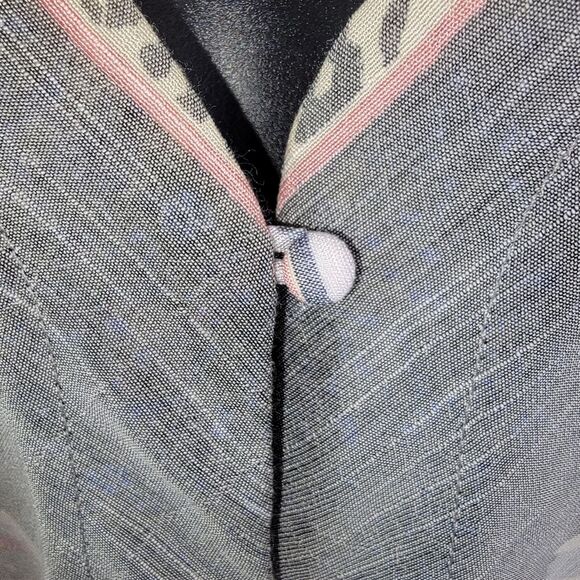 Bobeau Nwot floral leopard print rayon blend knit hem shirt top size Large - Picture 4 of 7